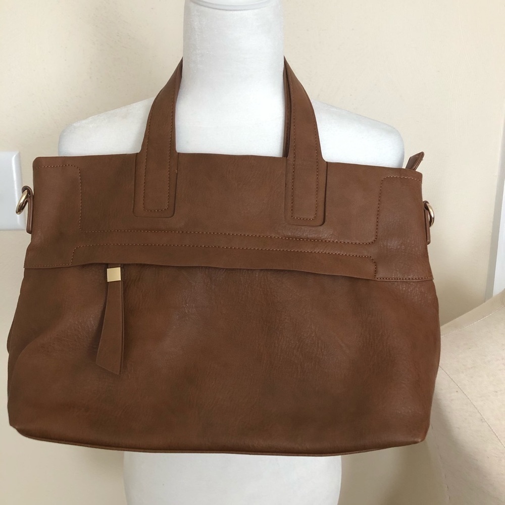 Urban Expressions Large Leather Handbag